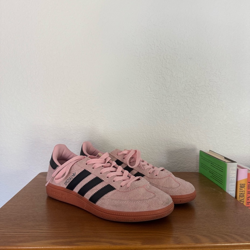 Adidas Pink and Black Sneakers